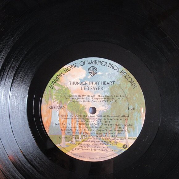 Leo Sayer, Thunder in My Heart, plus bonus record, Vintage, Vinyl, 70s - Picture 3 of 13